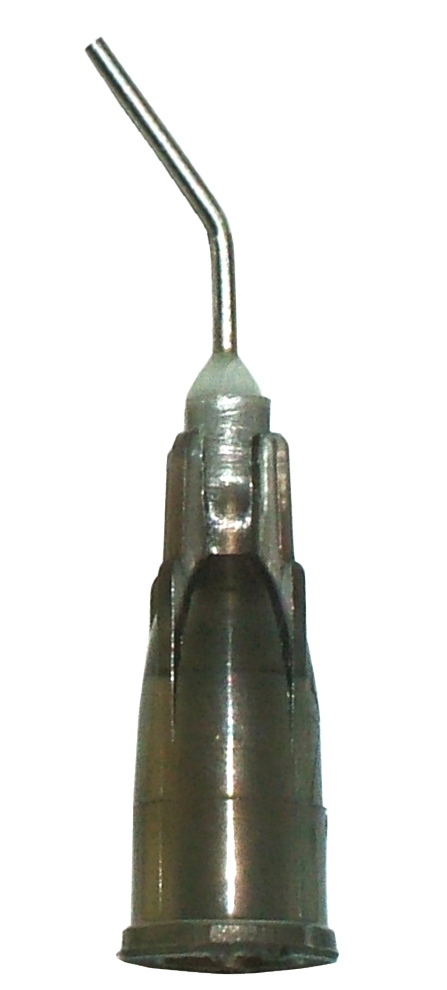 Pre Bent Needle Gray 100 Tips for Sealant – Cement Pre-Bent needle tips 22 Ga.