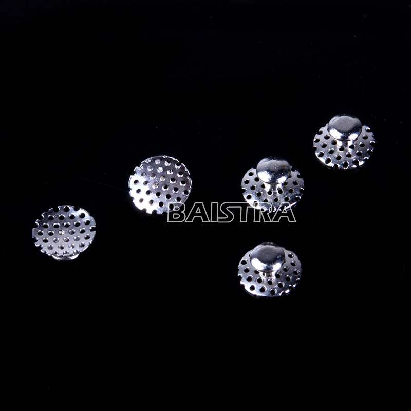 AZDENT Denal Orthodontic TOMY Round Perforated Hollow Lingual Buttons with Holes
