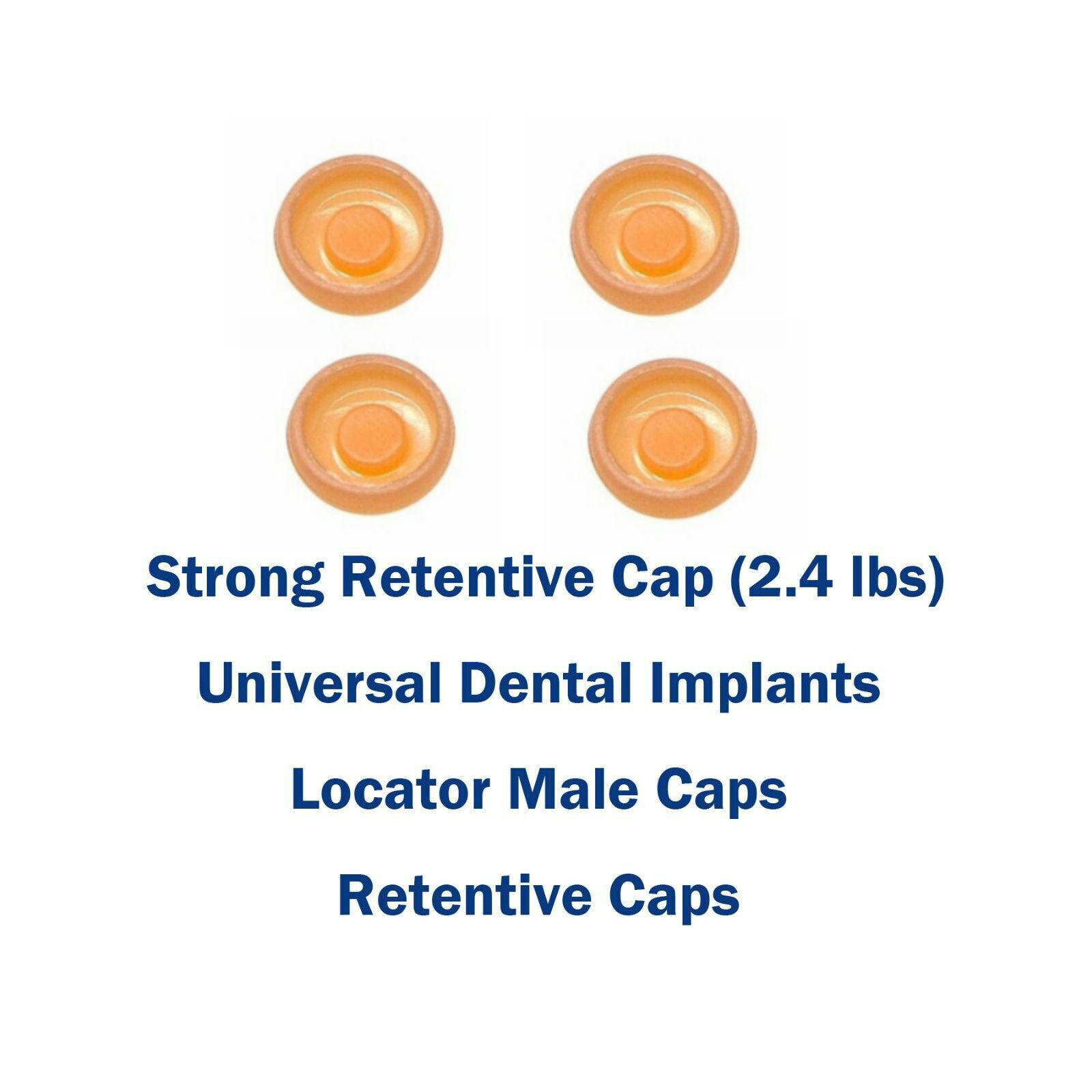 US Dental Overdenture Retention Caps 2.4 lbs Implant Locator Core Tool Abutments