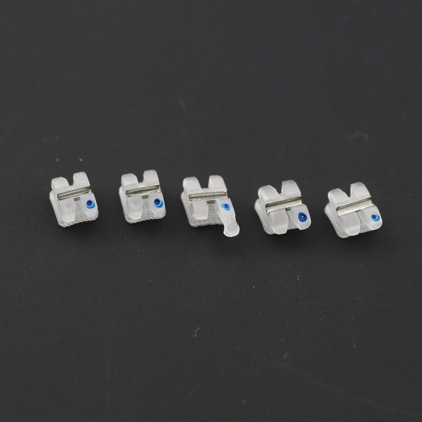 Orthodontic Roth 018/022 Metal Slot Ceramic Bracket 5-5 3M Clarity Aesthetic