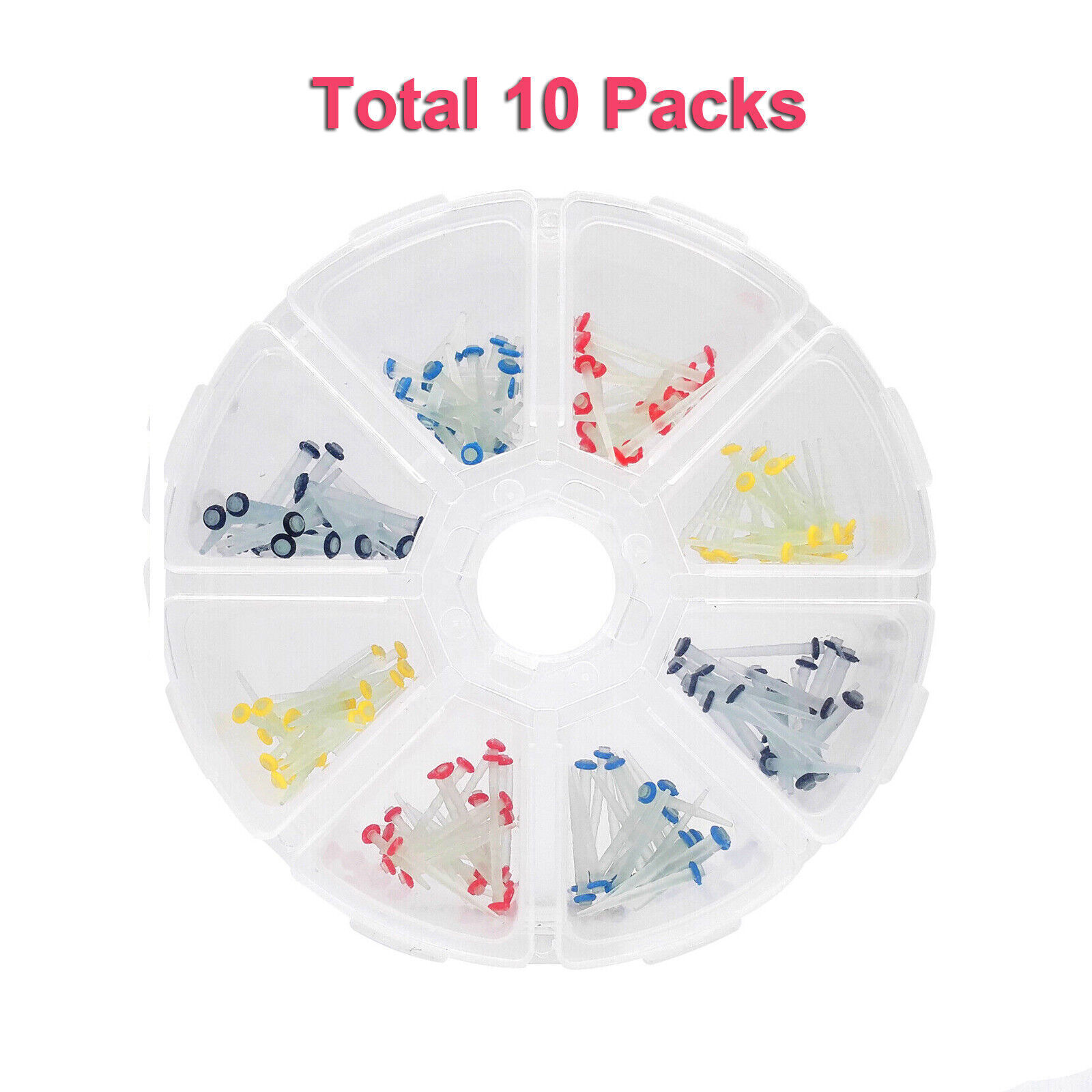 Dental Fiber Post Kit Mixed/Screw/Straight Post Quartz Glass Thread Pile