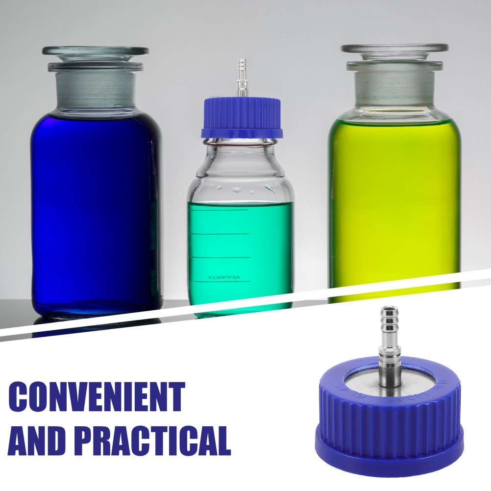 2 Pcs Gl45 Mobile Phase Cap Scientific Glass Bottle Lab Chromatography