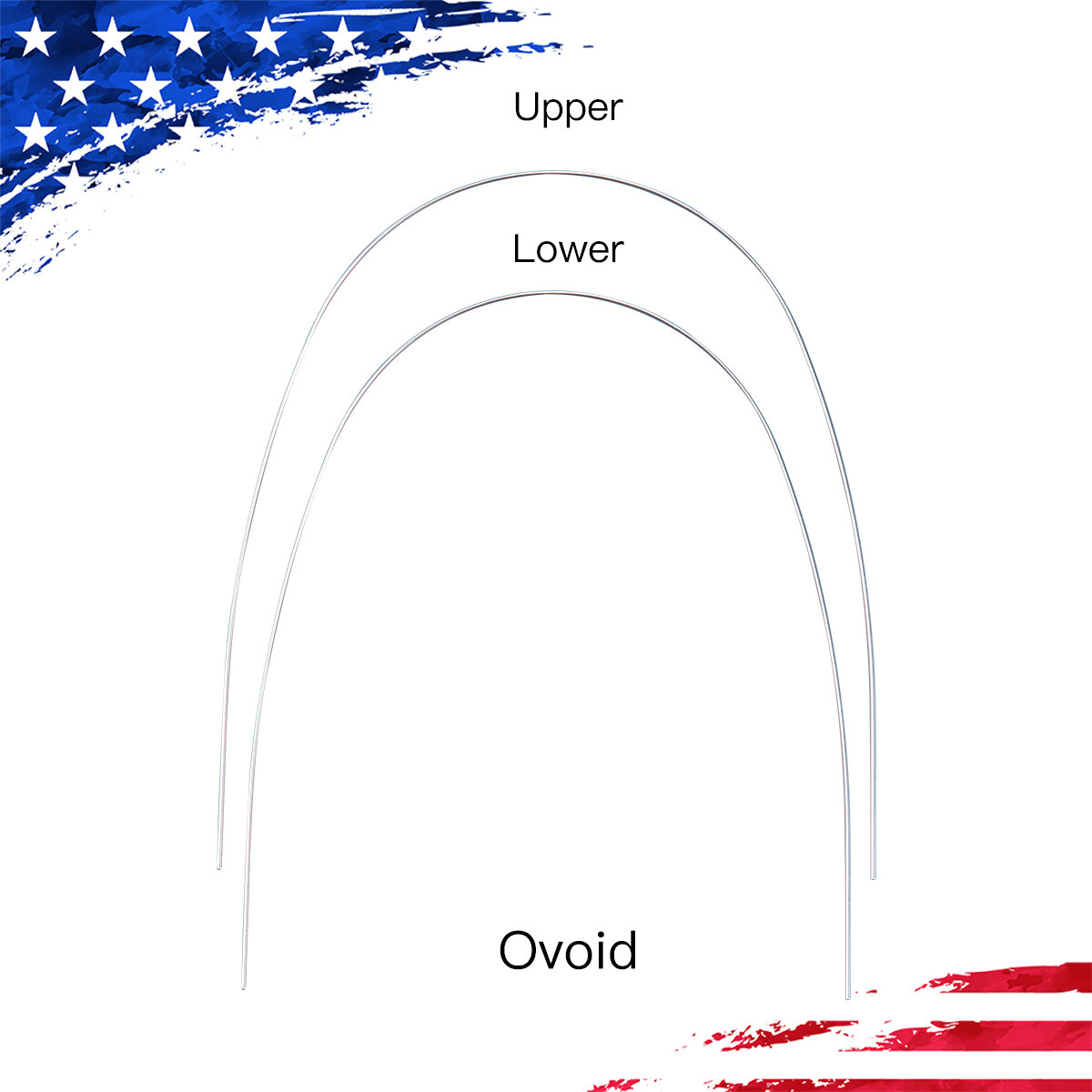 AZDENT Dental Ortho Super Elastic Niti Arch Wires Round /Self-ligating Brackets