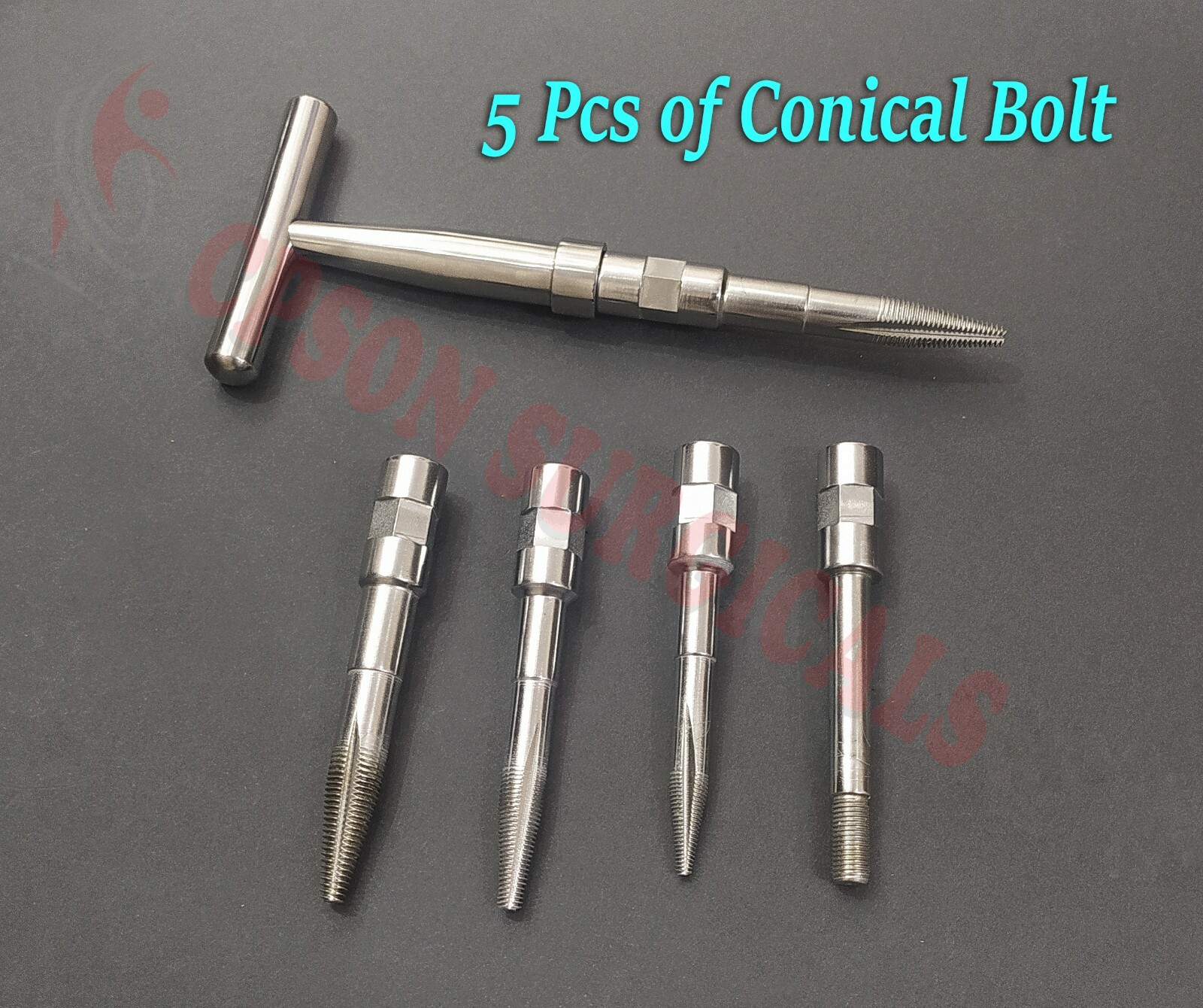Orthopedic Interlocking Nail Removal Extractor Instrument Set S.S