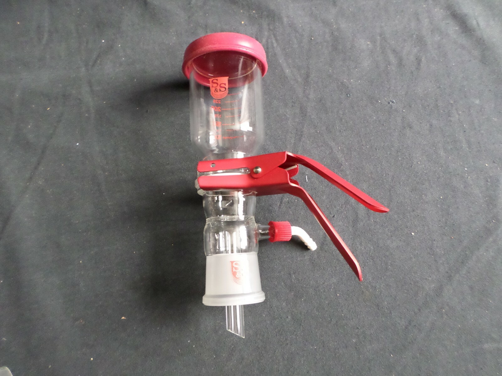 S & S 300mL Glass Vacuum Micro Filtration System, 10″ OAH, 311420