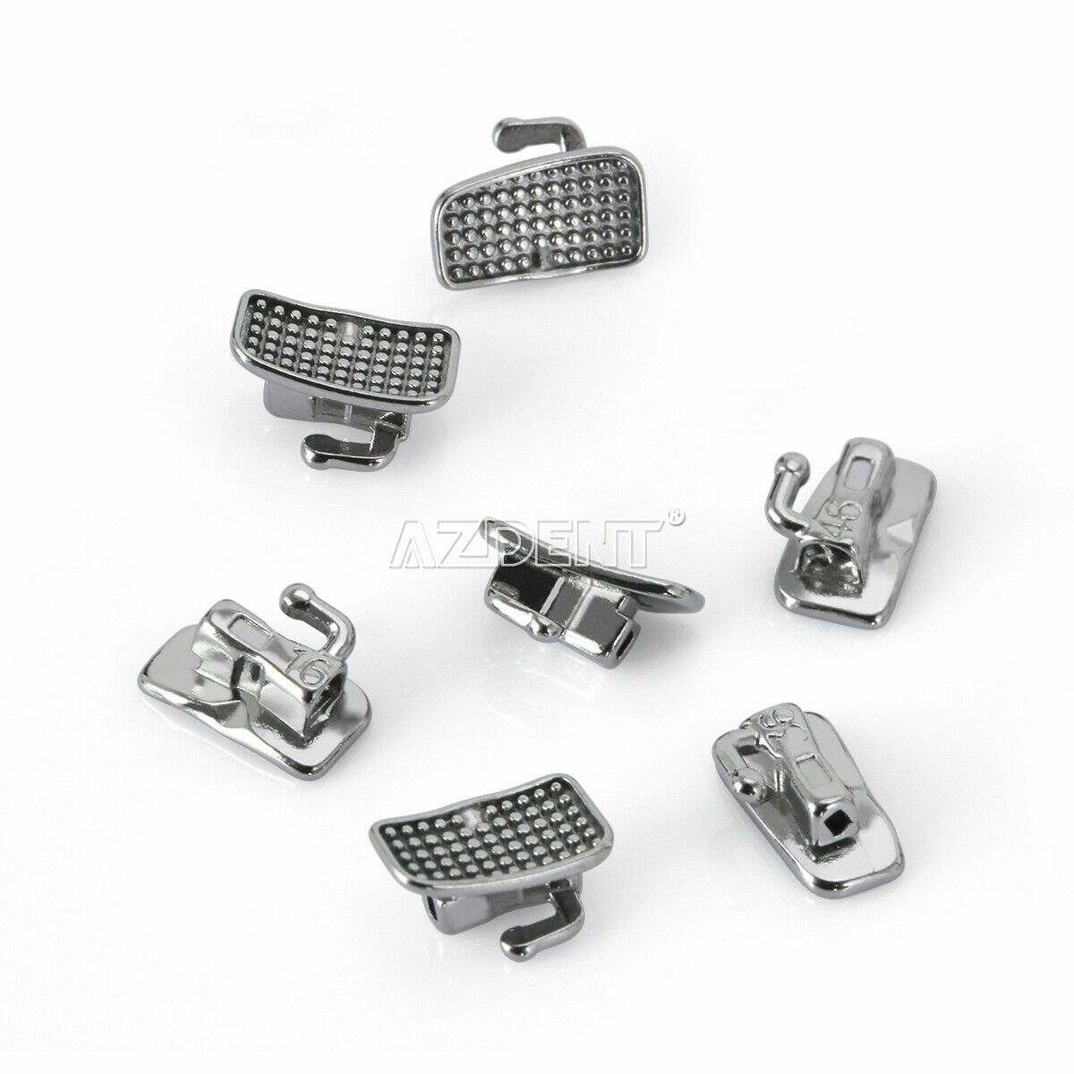 50sets AZDENT Dental Ortho Monoblock Buccal Tubes 1st Molar MBT/Roth .022 .018