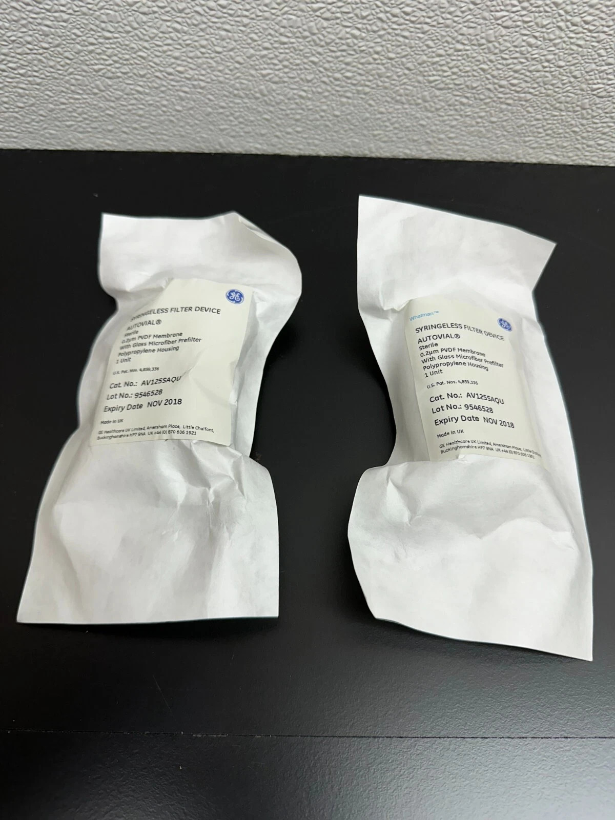 Whatman REF AV125SAQU Autovial Syringeless Filters 0.2um 12mL PVDF S 40 | 2 PKS