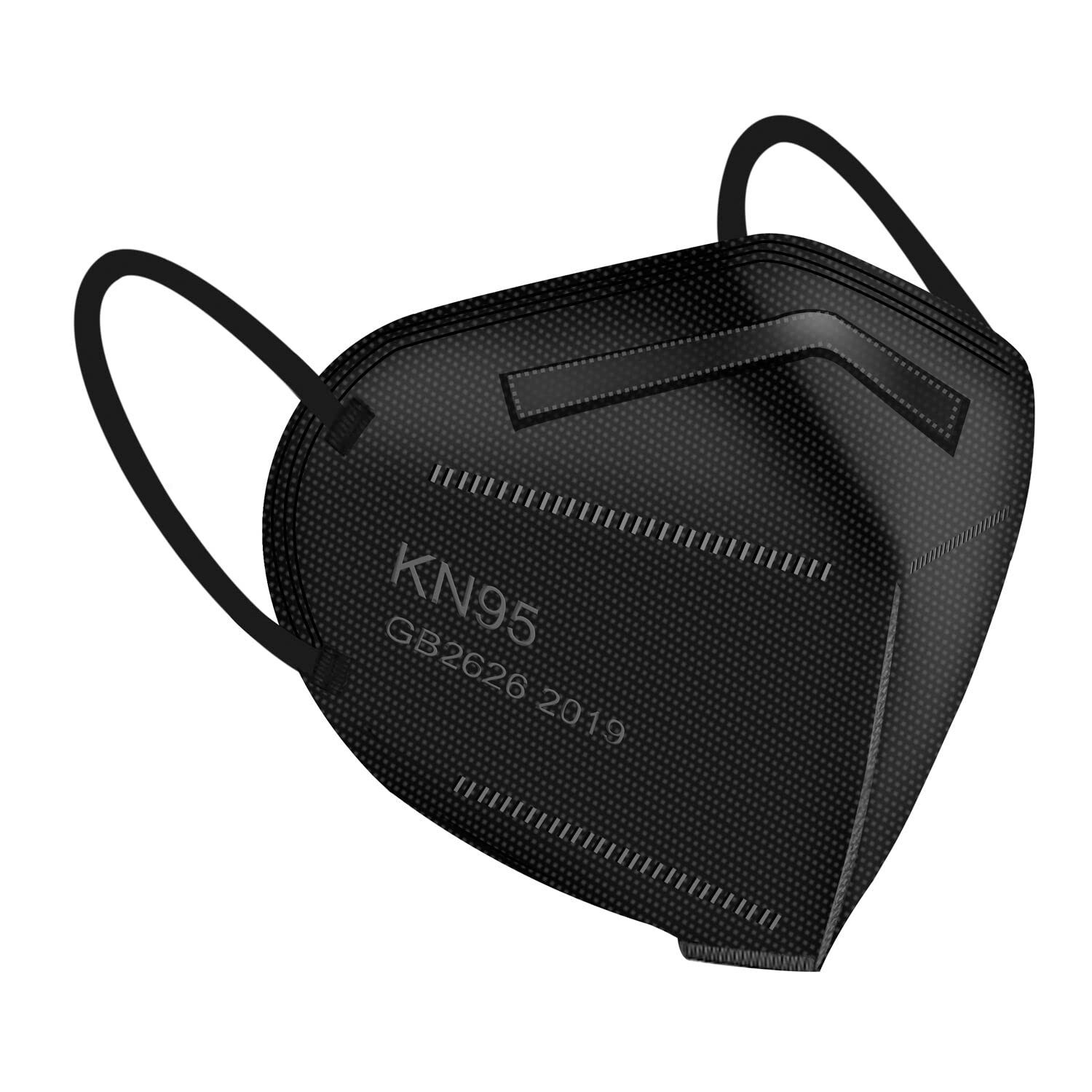 60 Pcs KN95 Face Masks, 5-Layer Cup Design, 95% Filter Efficiency, Home & Work
