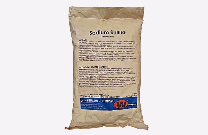 Sodium Sulfite [Na2SO3] [CAS_ 7757-83-7] Food Grade 97+% White Powder 50 LB Bag