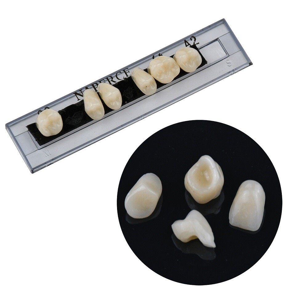 168pcs/Box Dental Acrylic Resin Denture Shade A2 A3 Teeth Upper Lower #22/23/24