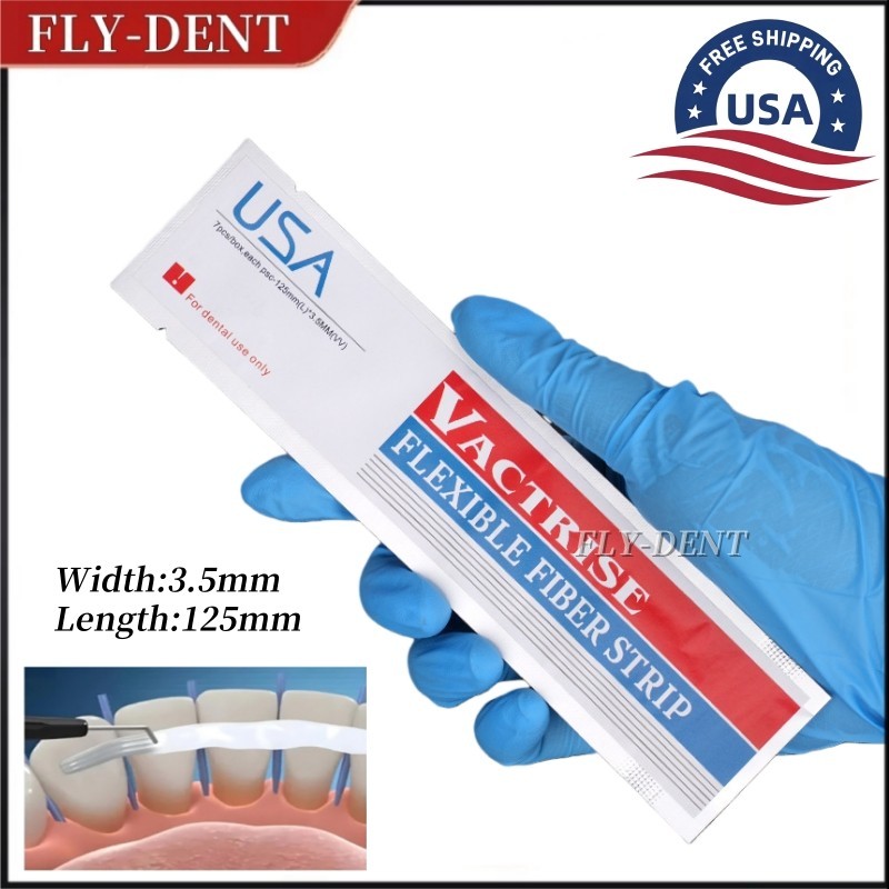 1pcs Dental Glass Fiber Splint Light Cure Composite Resin Bonding Strip Ribbond