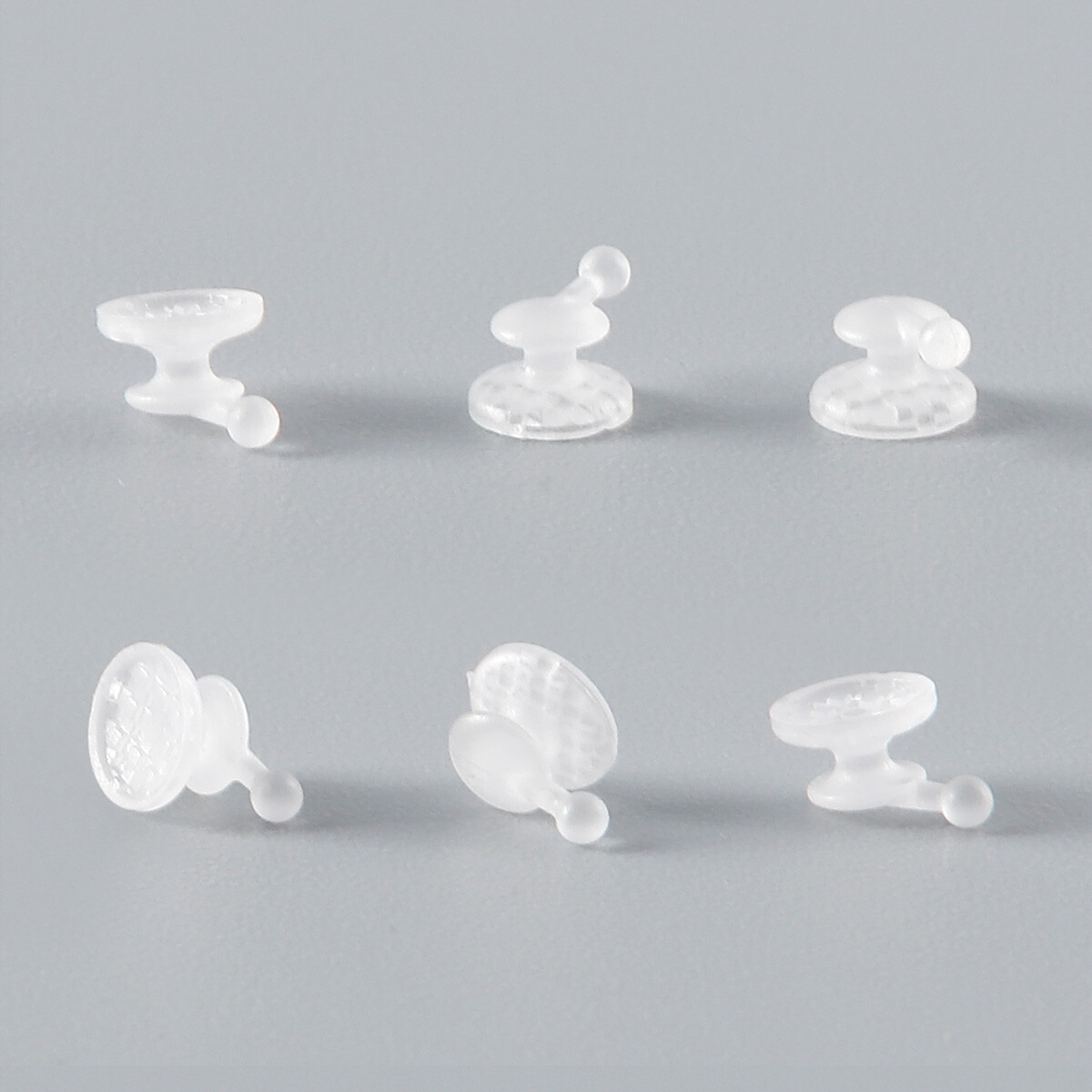 AZDENT Dental Orthodontic Composite Clear Ceramic Lingual Buttons for Bondable
