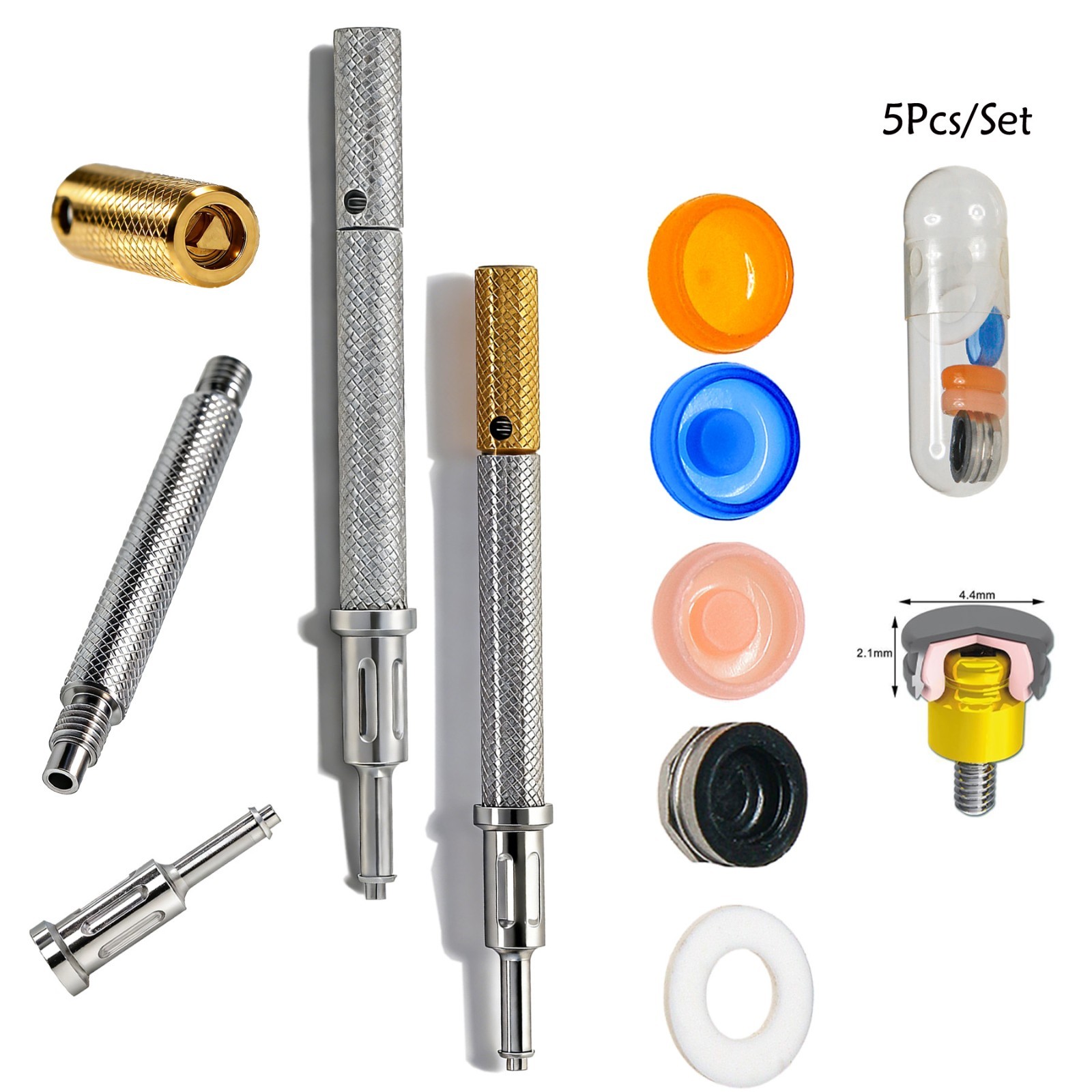 US Universal Dental Retention Caps Insertion Extraction Remove Locator Core Tool