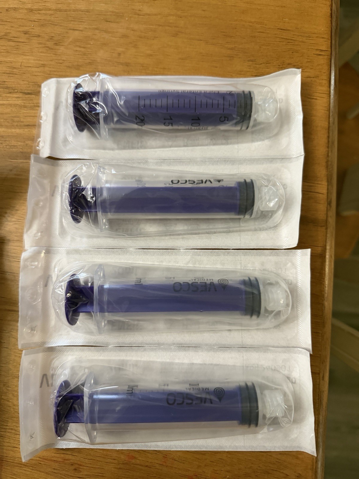 Vesco Medical ENFit Syringe 20mL VED-620 Gastroenterology QTY of 8