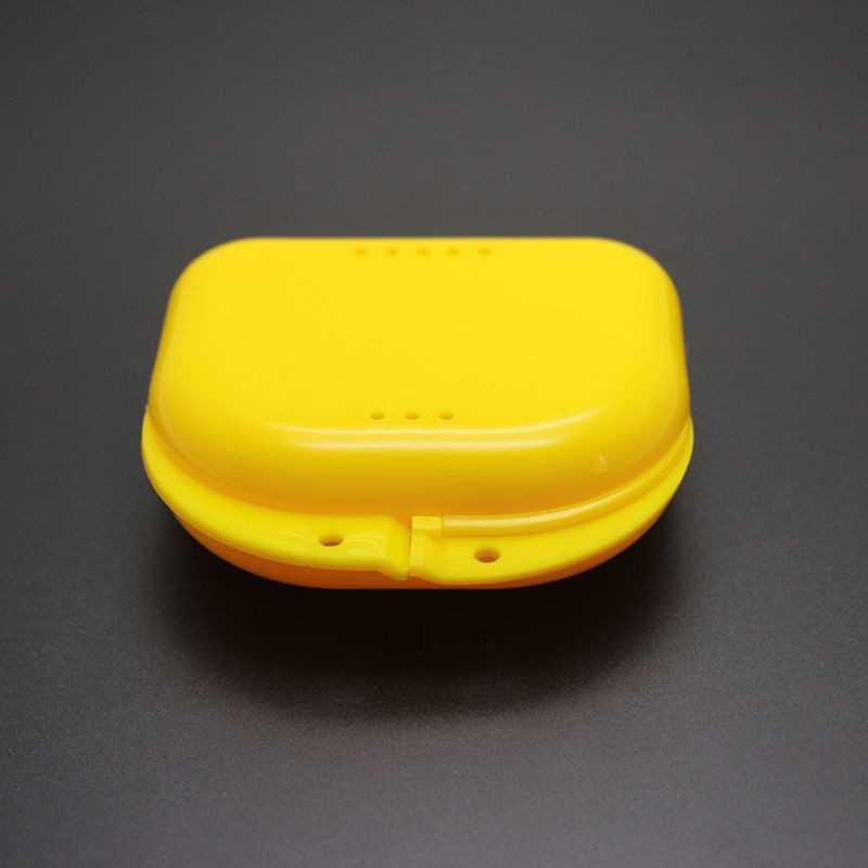 Dental Retainer Boxes Denture Case Mouthguard Containers Box Mouthguard Holder