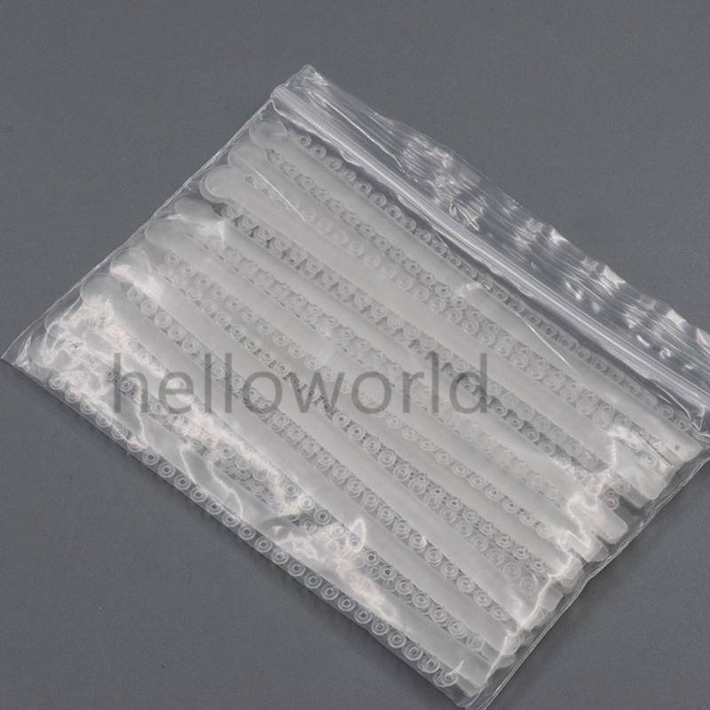 Dental Orthodontic Ligature Ties 1000pcs/pack White High Elasticity High Rebound