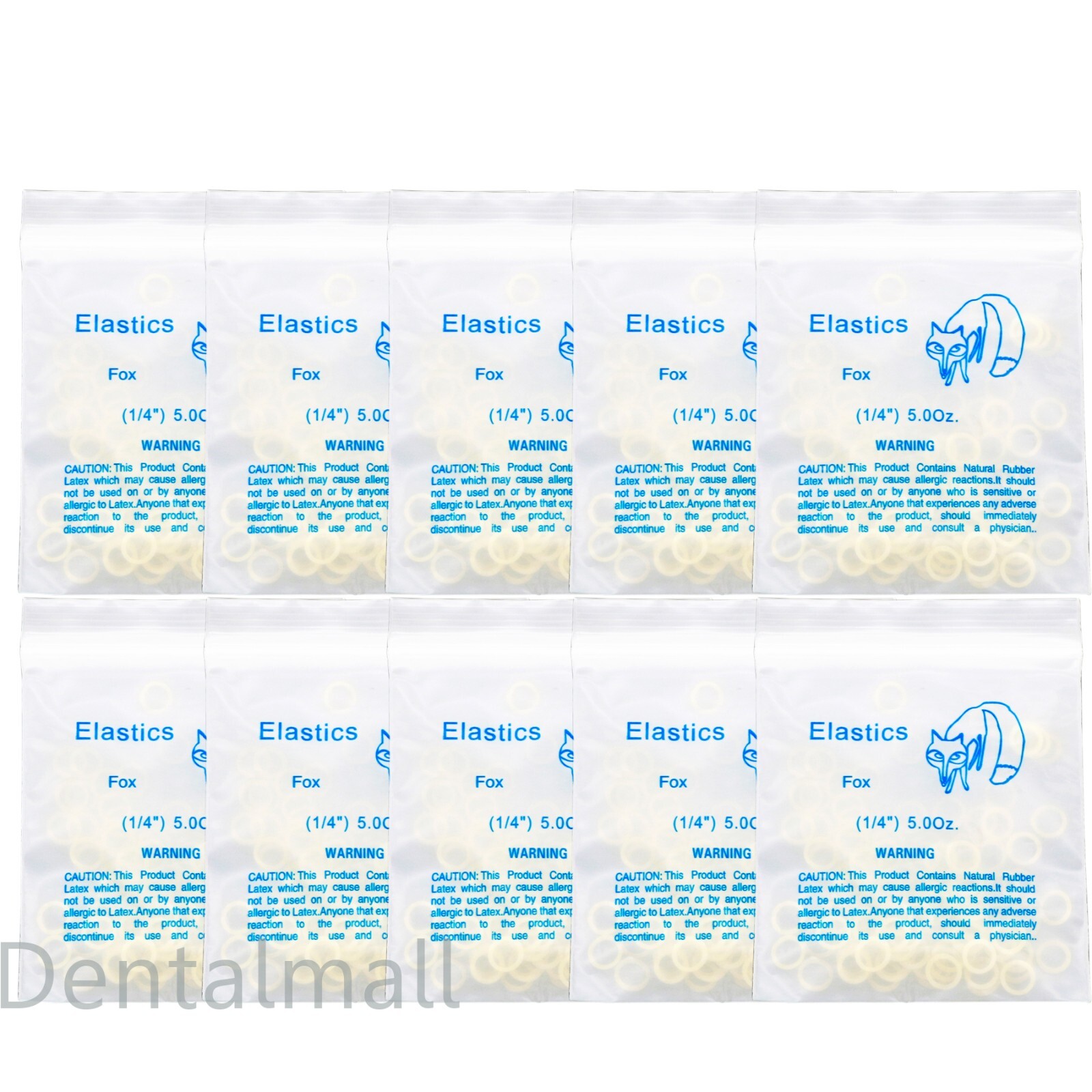 Dental Orthodontic Elastics Rubber Bands Ortho Latex Braces 3.5 5.0 6.5 OZ