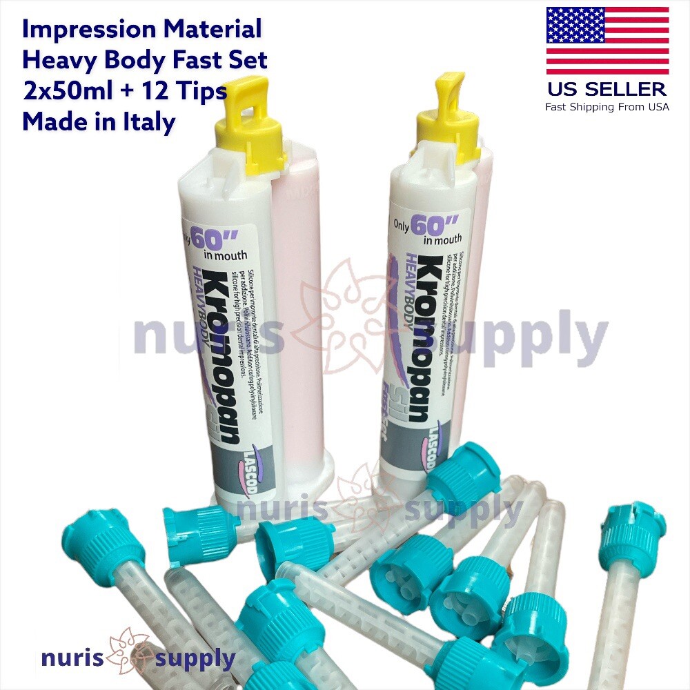 Dental Impression VPS Material Superlight Body or Heavy Body Fast KromopanSil