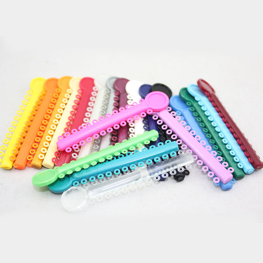 New Colorful Dental Orthodontic Ligature Ties 520 Pcs Dentist Products
