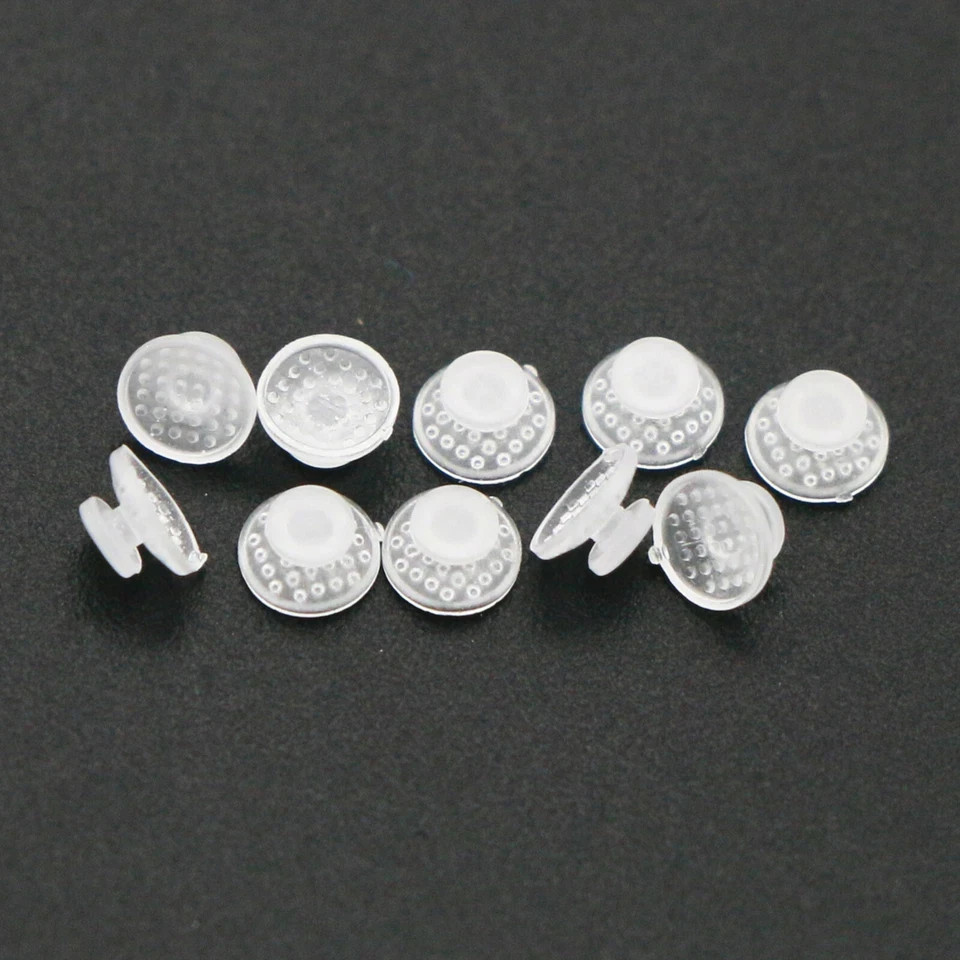 10Pcs/pack Dental Ortho Ceramic Clear Lingual Button Bondable Round Composite