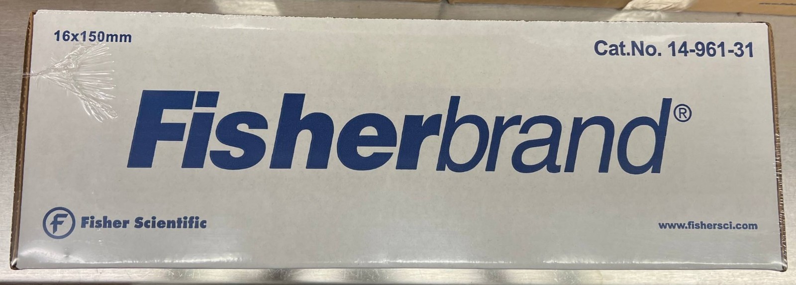 Fisherbrand 16x150mm Borosilicate Glass Culture Tubes 14-961-31 250pcs