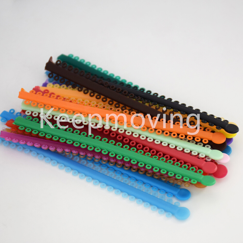 1000 Pcs/Pack Dental Orthodontic Ligature Ties Braces Elastics Rubber Bands