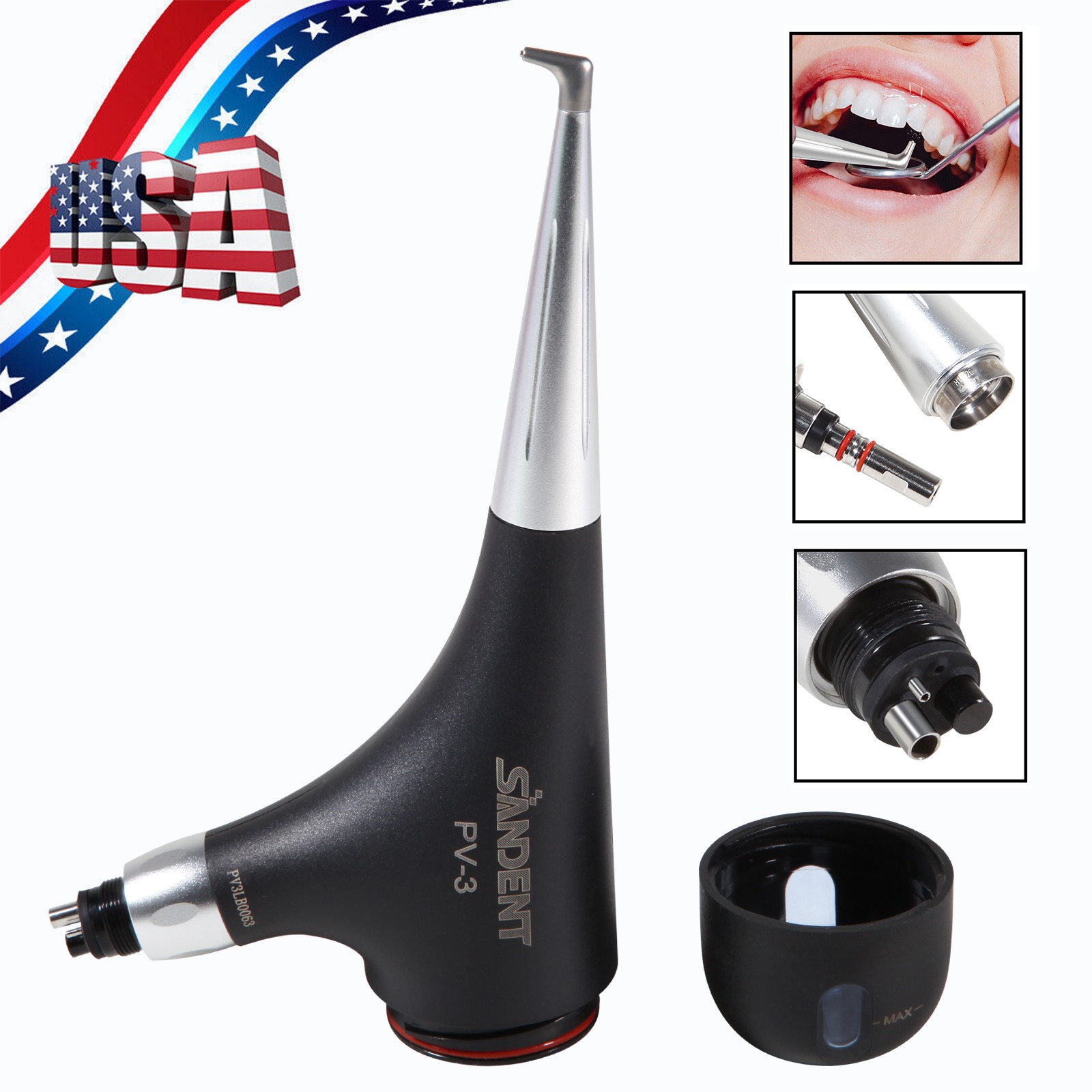 Dental Electric Micro Motor Polishing Handpiece Fit Marathon 35K RPM Handle Lab