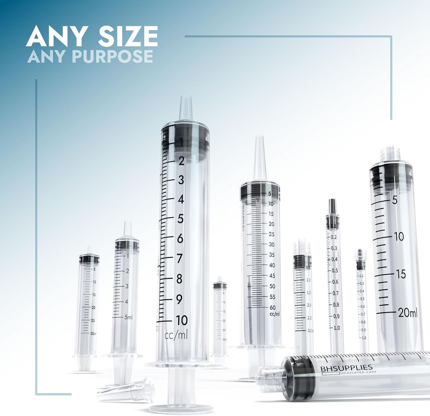Individually Wrapped 1ml Disposable Syringes – Pack of 100 for Medical Precision
