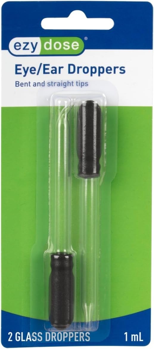 BPA-Free Medicine Dropper – 1mL Glass Dispenser for Accurate Dosing of Eyedrops
