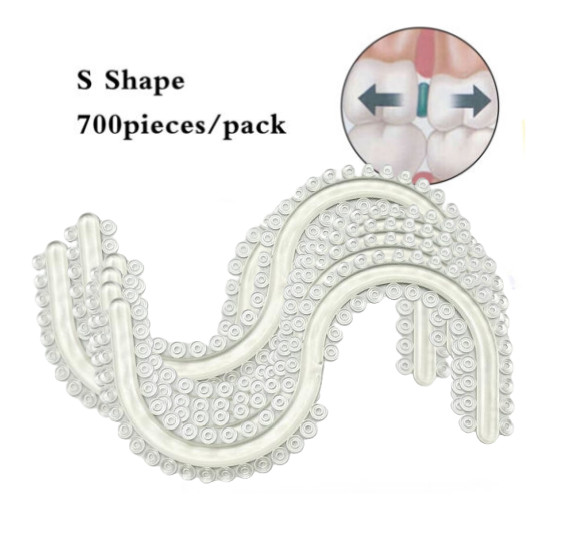 Dental Ortho Separator Spacers Elastic Teeth Ligature Ties Placing Pliers Forcep