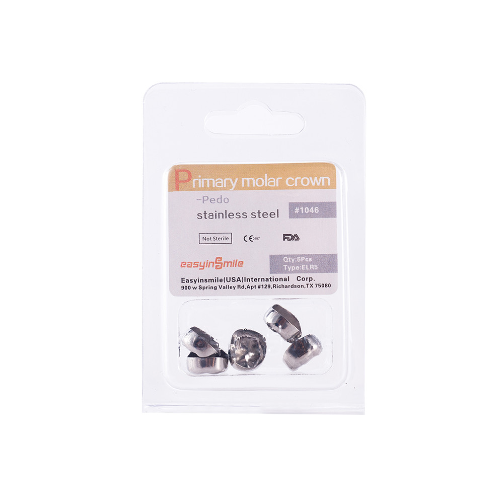 5/48/96pc Dental Kids Adult Crown Stainless Steel Primary Molar Crowns EASYINSMI