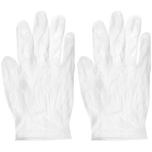 CPR Mask and PVC Disposable Gloves 20PCS for Pocket or Key chain, CPR Emergency