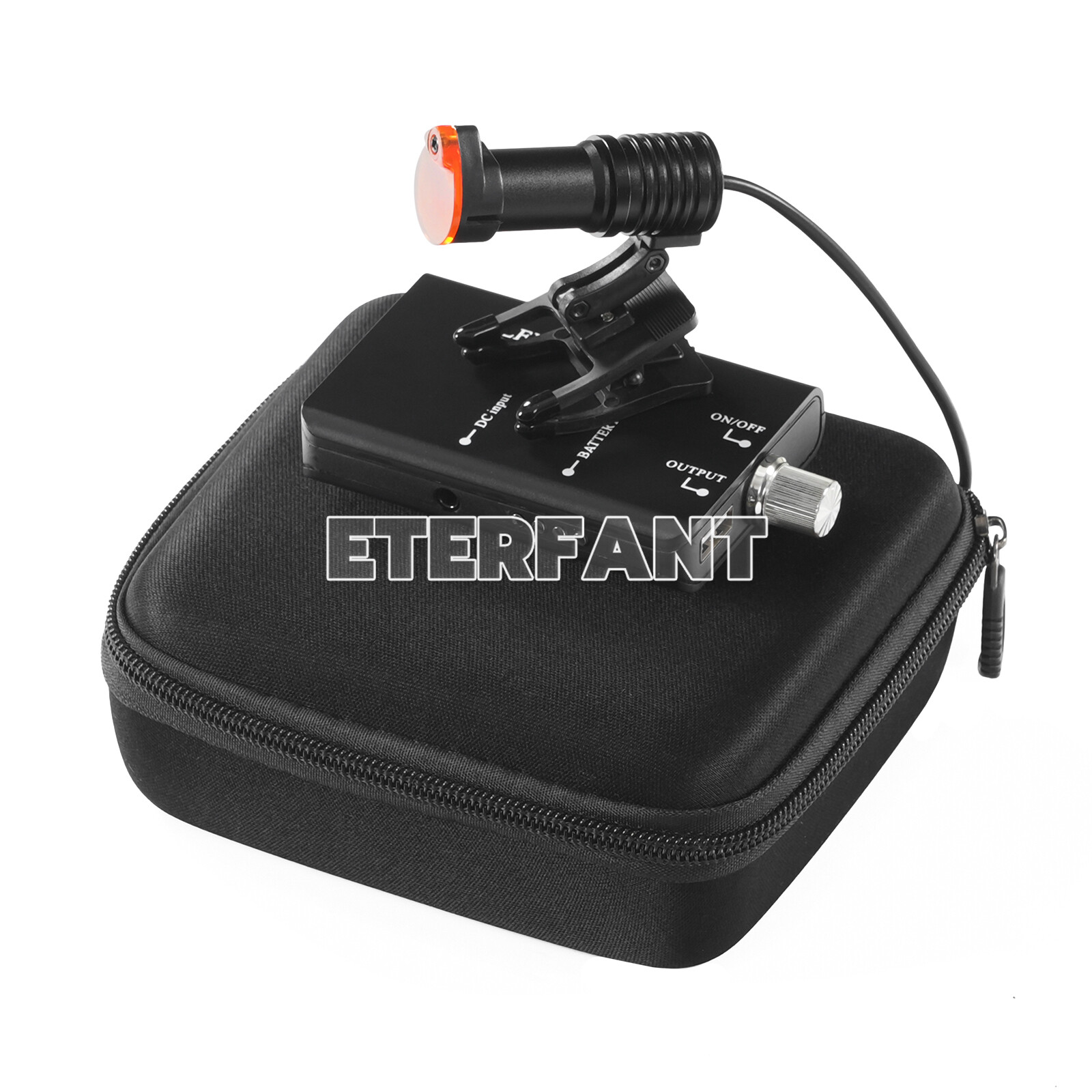 ETERFANT Dental 5W LED Headlight Lamp Metal Clip W/Filter for Binocular Loupes