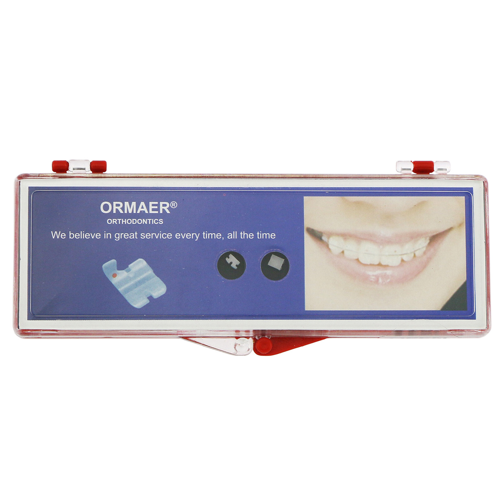 Ormaer 3M Dental Orthodontic Ceramic Brackets Roth MBT 022 Slot 3 4 5 Hooks Mesh