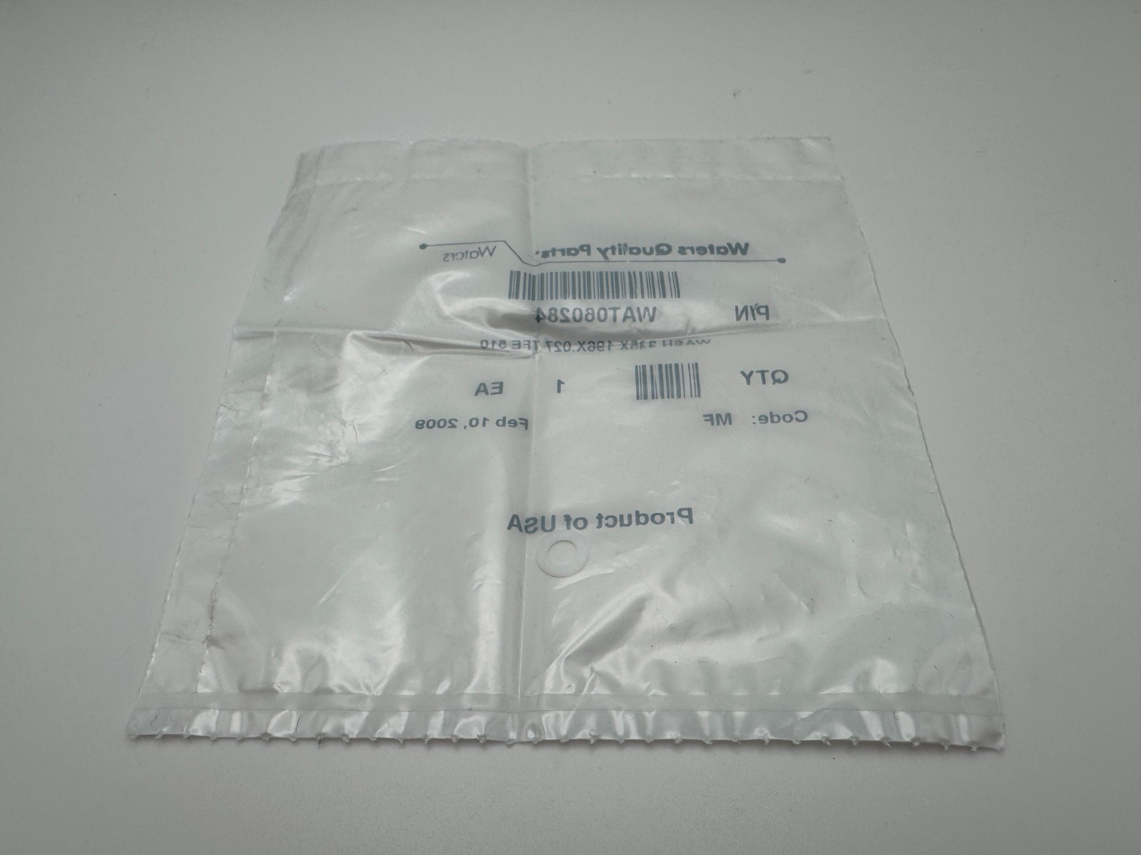 Waters Wash 335x 196x 027 TFE 510 HPLC Part Number WAT060284