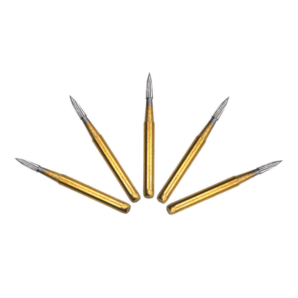 10 Pcs Dental Tungsten STEEL carbide trimming & finishing burs FG7901 7902 7903