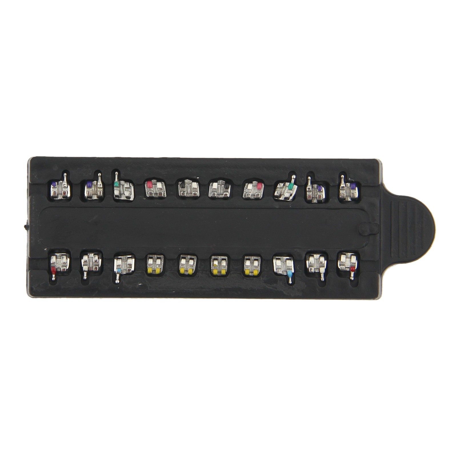 Dental Orthodontic Metal Brackets Braces Mini MBT Roth 022 345 Hooks 5-5 MIM