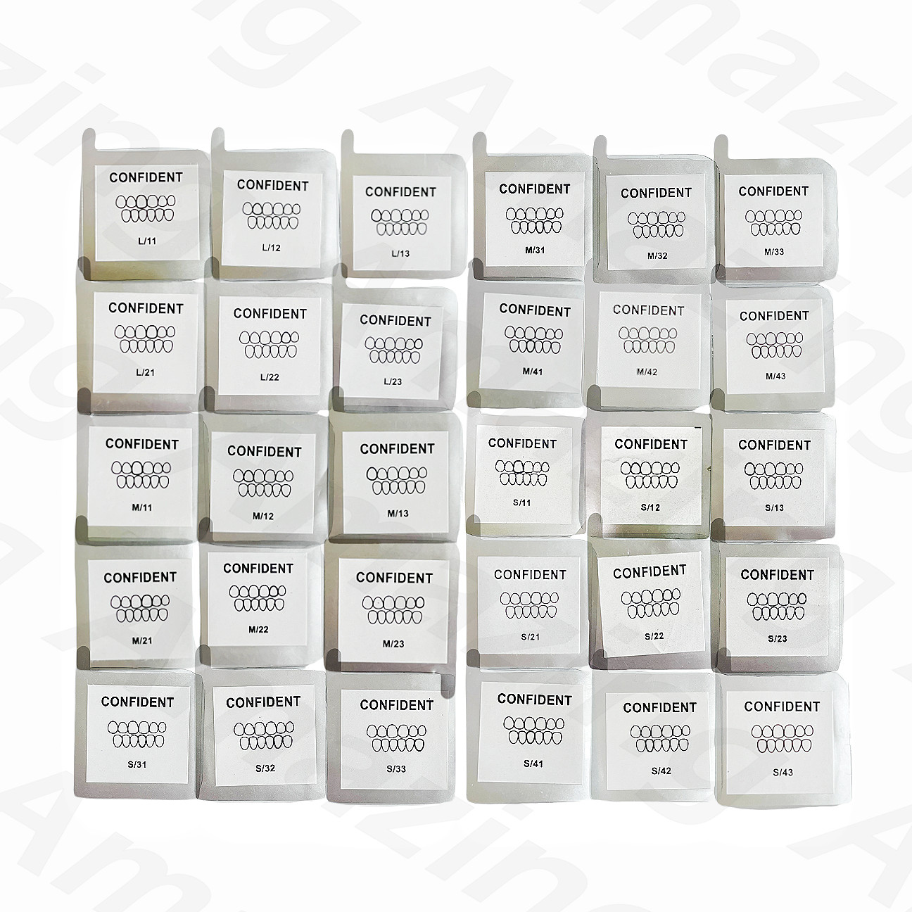 30Pcs Dental Composite Porcelain Veneers Resin Light Cure Anterior Teeth Veneer