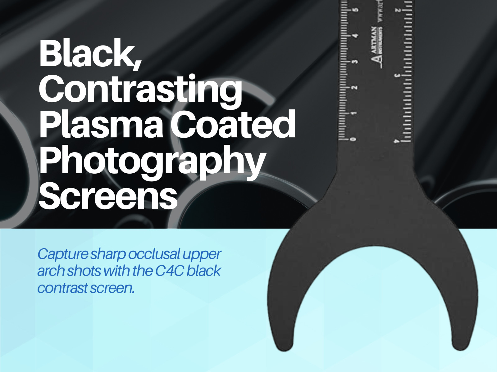 Photographic Black Contraster C4C Autoclavable Dental Orthodontic ARTMAN