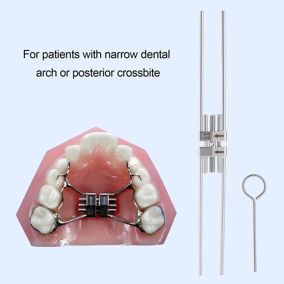 Dental Orthodontic Rapid Maxillary Expansion Screw Palatal Split Hyrax Expander
