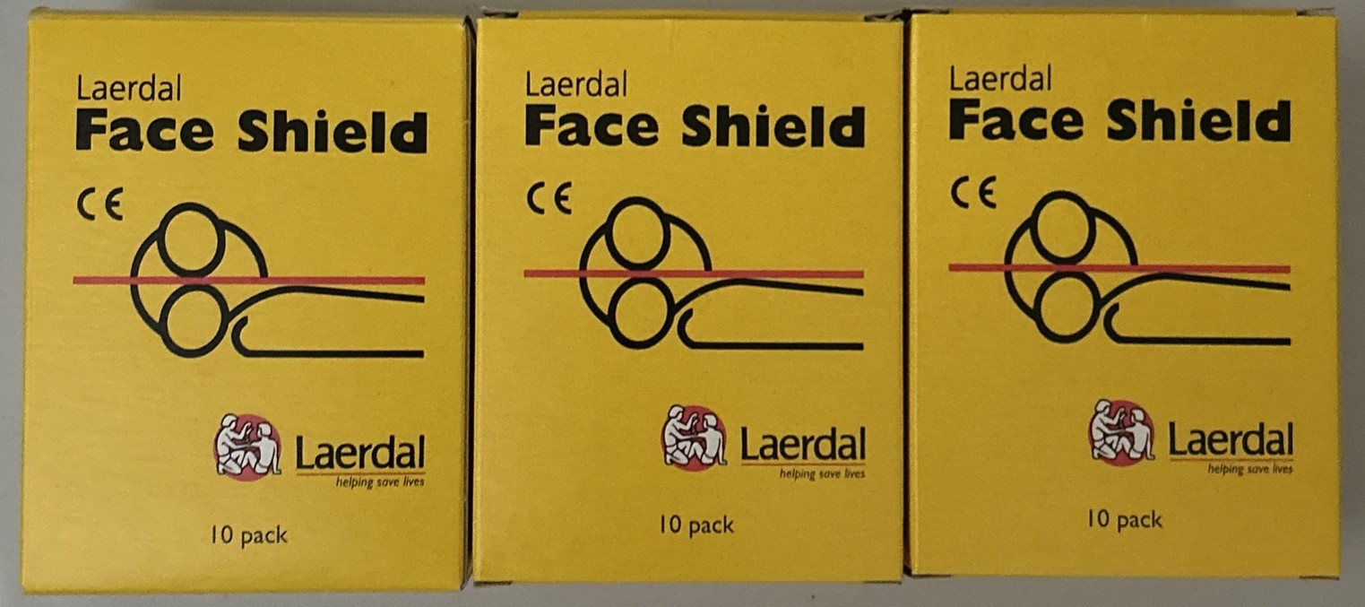 Lot of 29 Laerdal Face Shield 46000001 CPR Rescue Breathing