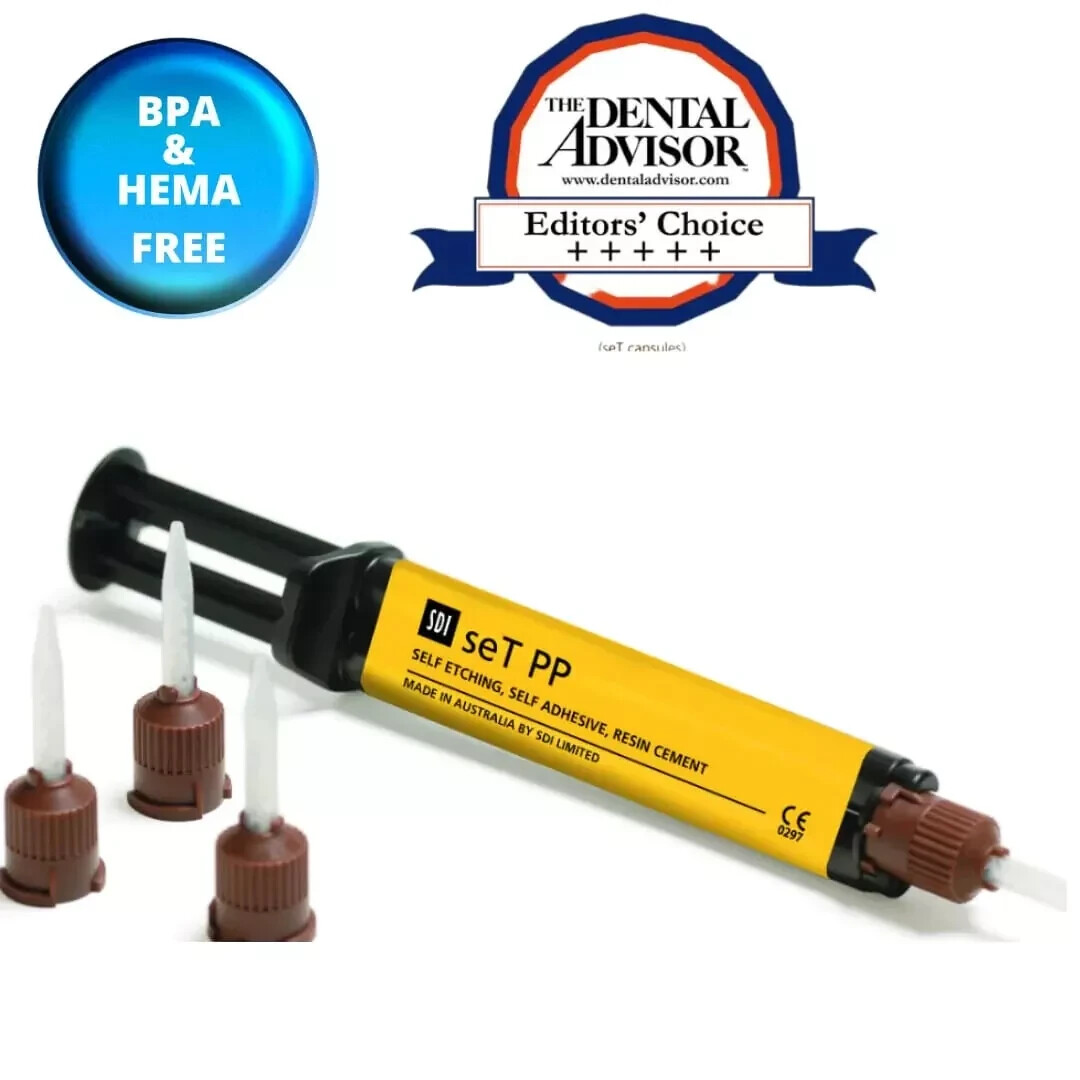 SDI Set PP Self Etching Self Adhesive Fast & Easy Resin Cement 7gm Free Ship