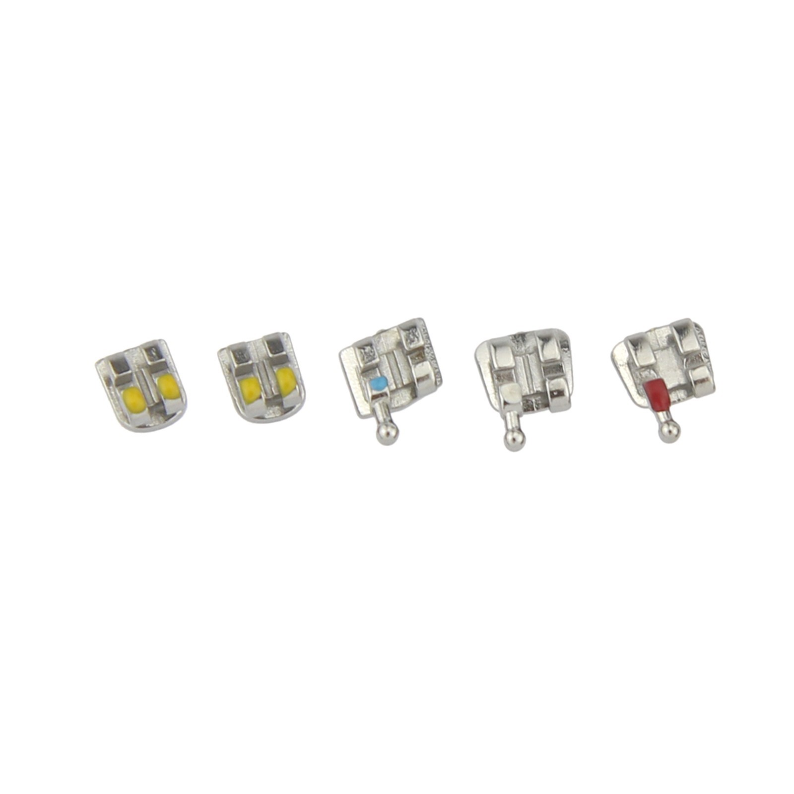 Dental Orthodontic Metal Brackets Braces Mini MBT Roth 022 345 Hooks 5-5 MIM