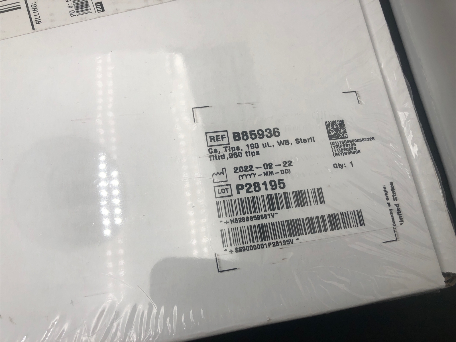BECKMAN COULTER BIOMEK I-SERIES 190µL PIPETTE TIPS B85936 – NOS
