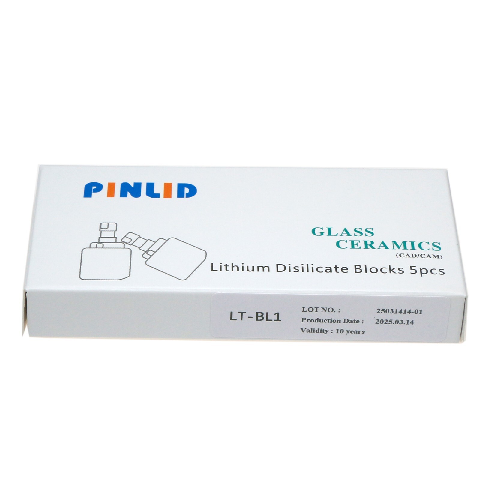 US C14 Dental LT BL1 Emax Glass Ceramic Blocks Lithium Disilicate CAD/CAM CEREC