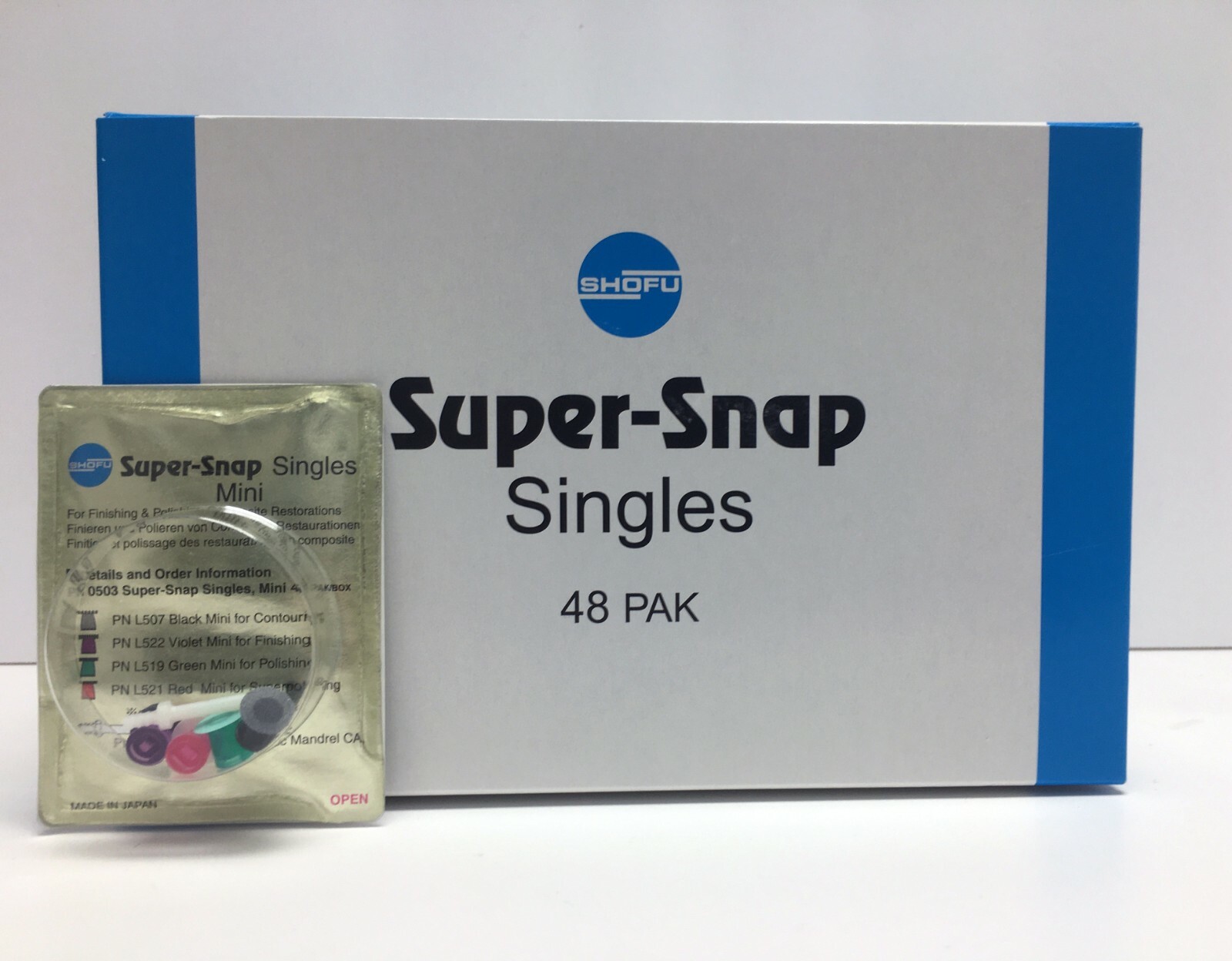 Shofu Super-Snap Singles Plastic Mandrel for Composite (Mini, Standard)
