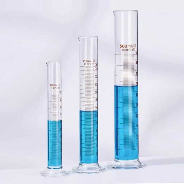 5ml – 1000ml Transparent Graduated Measuring Cylinder with Stopper Lab Supplies