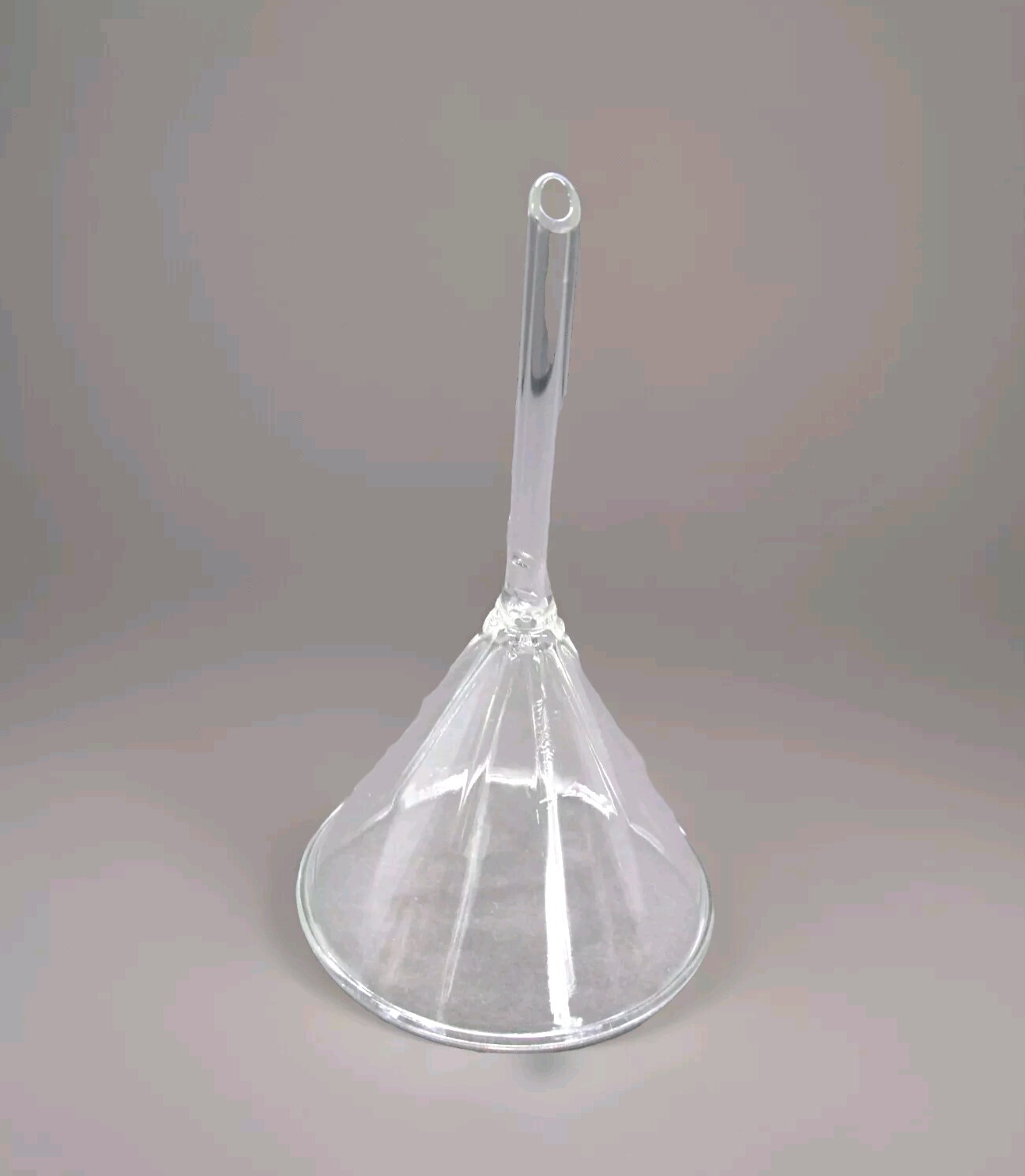 PYREX CORNING Fluted Filling Powder Funnels Narrow Stem 75mm Diam 60° Angle 6180
