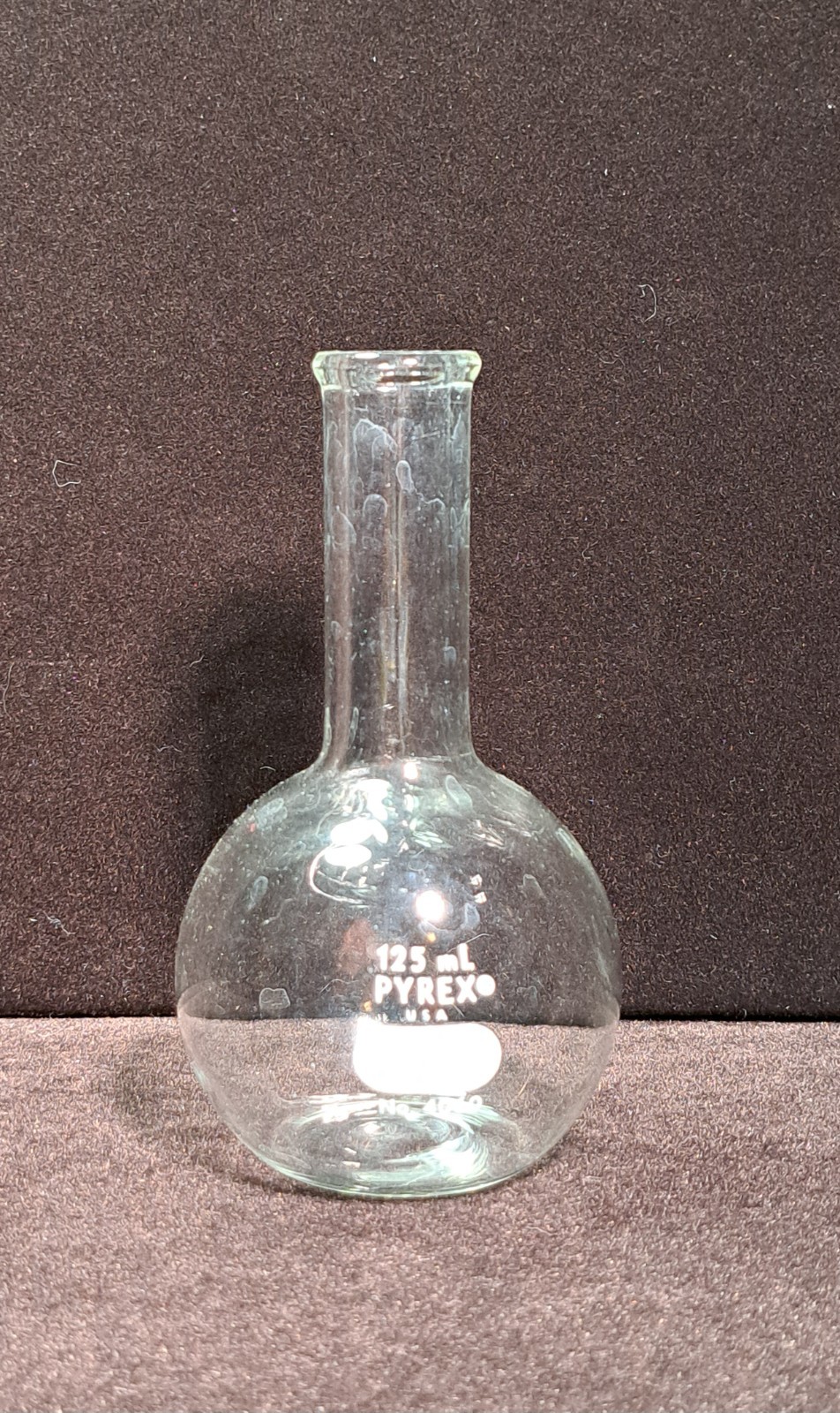 Corning Pyrex 125 mL Florence Boiling Flask (Model No. 4060)