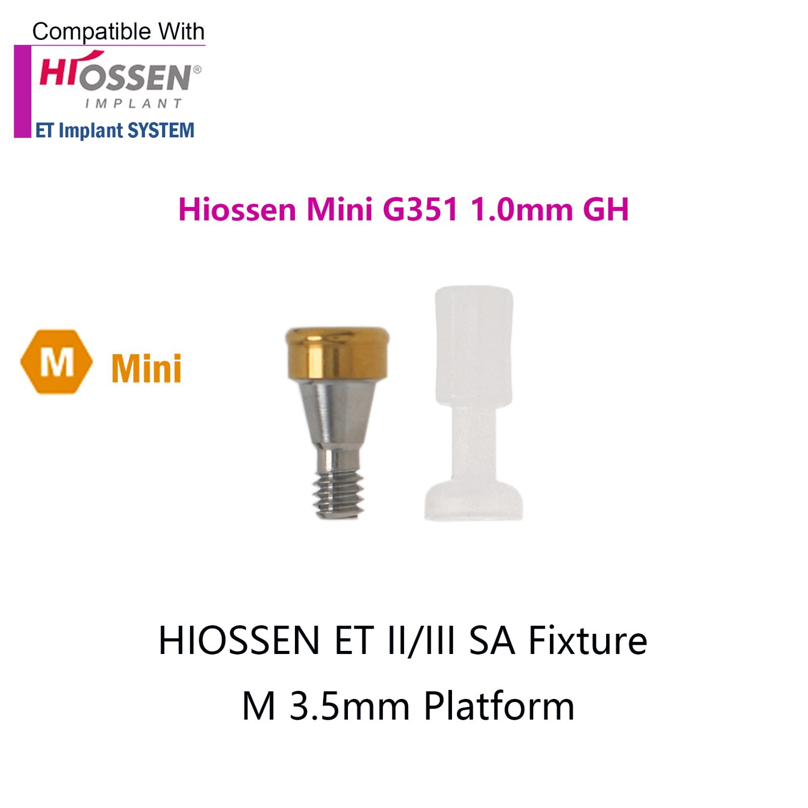 US Osstem HIOSSEN ET Mini Locator Overdenture Abutment Locator Male Caps Tool